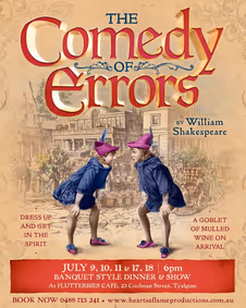 The Comedy of Errors show poster