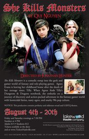 She Kills Monsters show poster