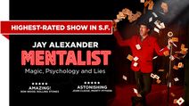 An Evening with a Mentalist: Jay Alexander's Mind Tricks Live On 23 Jan - 25 Jan 2026