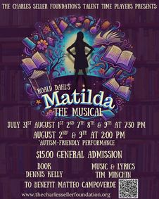 Roald Dahl's: Matilda show poster