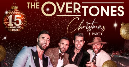The Overtones 15th Anniversary Christmas Tour show poster