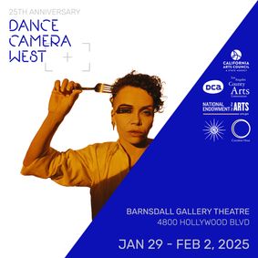 Dance Camera West 2025 - the globally renowned dance film festival celebrates its 25th anniversary show poster