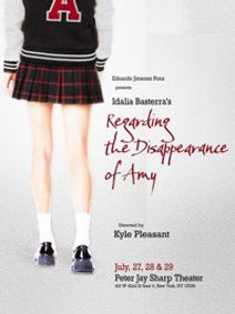 Regarding the Disappearance of Amy show poster