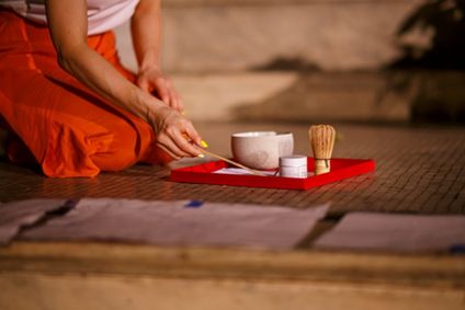 Maho Ogawa: Japanese Tea and Ritual Room—卯月Uzuki (April) show poster