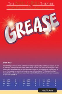 GREASE! at The Noel S. Ruiz Theatre