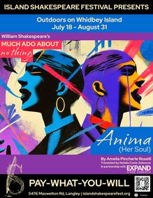 Much Ado About Nothing/Anima show poster