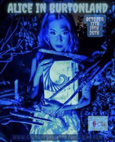 Alice in Burtonland show poster