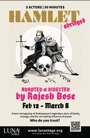 Hamlet (abridged) show poster