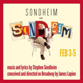 Sondheim on Sondheim show poster