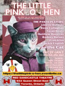 The LIttle Pink-O Hen show poster