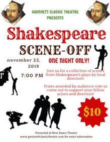 Shakespeare Scene-Off show poster