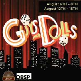 Guys & Dolls show poster