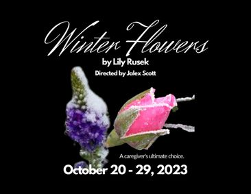 Winter Flowers show poster