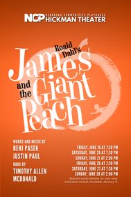 James and the Giant Peach show poster