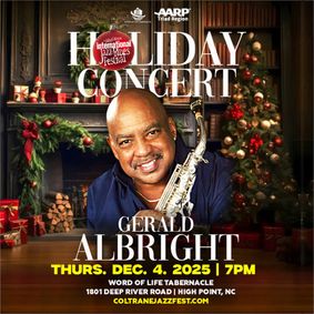 The Holiday Concert featuring Gerald Albright show poster