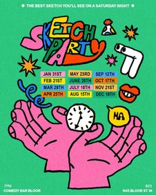 SKETCH PARTY show poster