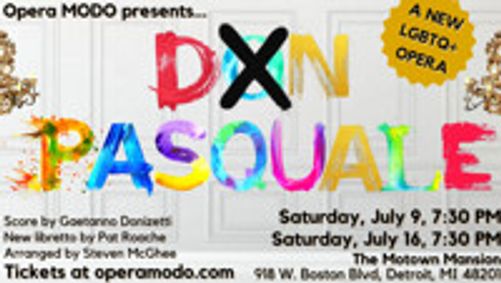 Donizetti's D[x]n Pasquale show poster