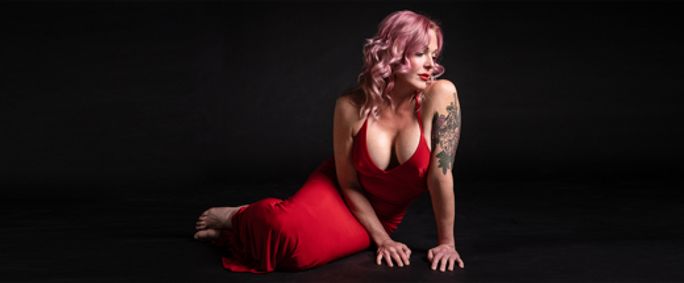 Storm Large Tales From A Broad” at 54 Below show poster
