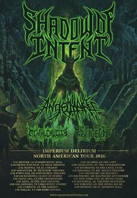 Shadow of Intent at Irving Plaza show poster