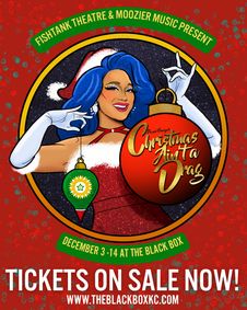 Christmas Ain't A Drag show poster