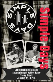 Simple Days to Perform at Long Island Music & Entertainment Hall of Fame show poster