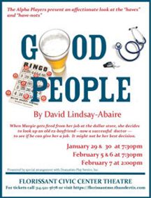 Good People by David Lindsay-Abaire show poster