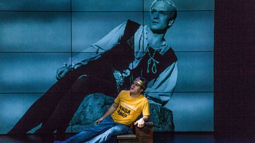 Teatro La Plaza's Hamlet show poster