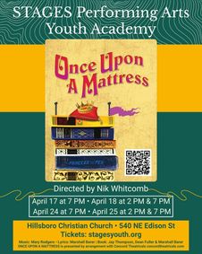 Once Upon A Mattress show poster
