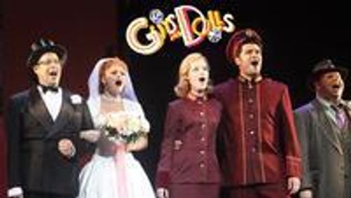 Guys and Dolls show poster