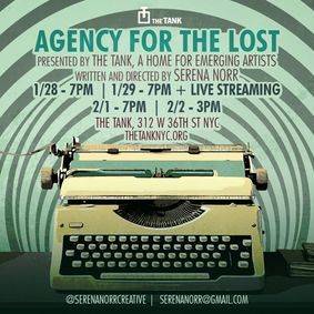 Agency for the Lost by Serena Norr show poster