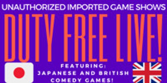 Duty Free Live! show poster