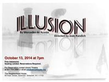 Illusion, by Mercedes de Acosta show poster