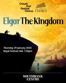 Elgar's masterpiece - The Kingdom show poster