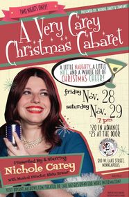 A Very Carey Christmas Cabaret  show poster