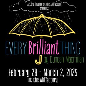Every Brilliant Thing by Duncan Macmillan show poster