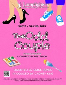 The Odd Couple, the Female Version, by Neil Simon show poster
