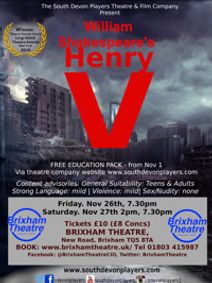 William Shakespeare's Henry V, at Brixham Theatre