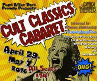 Cult Classics Cabaret show poster