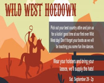 Wild West Hoedown at The Onyx Theatre show poster