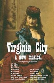 Virginia City, a new musical show poster