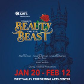 West Valley Arts Production of Disney's Beauty and the Beast show poster