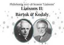 PhiloSonia presents “Liaisons II: Bartók & Kodály”
