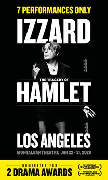 Eddie Izzard in the tragedy of HAMLET