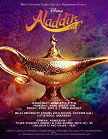 Aladdin Jr. show poster