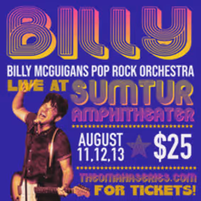 Billy McGuigan's Pop Rock Orchestra show poster
