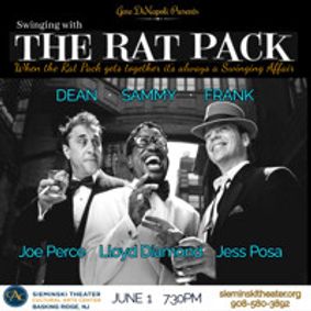 The Sieminski Theater presents SWINGING WITH THE RAT PACK show poster