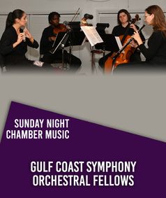 Sunday Chamber Music: Gulf Coast Symphony Orchestral Fellows show poster
