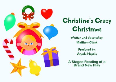 CHRISTINE’S CRAZY CHRISTMAS show poster