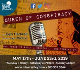 Queen of Conspiracy show poster