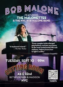 Bob Malone and Band Featuring The Malonettes show poster